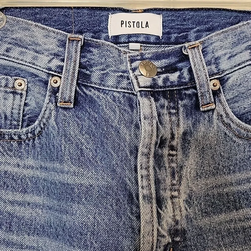 PISTOLA Cassie Super High Straight Leg Jeans Size 26
